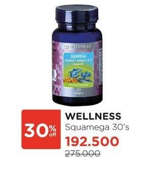 Promo Harga WELLNESS Squamega 30 pcs - Watsons