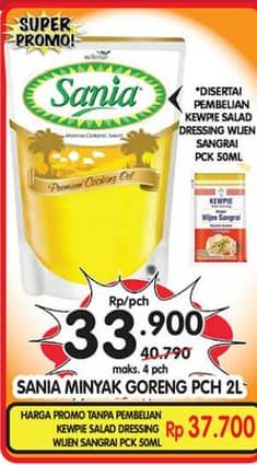 Promo Harga Sania Minyak Goreng 2000 ml - Superindo