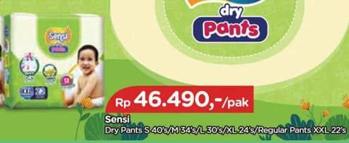 Promo Harga Sensi Dry Pants L30, M34, S40, XL24, XXL22 22 pcs - TIP TOP