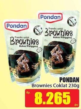 Promo Harga Pondan Brownies Coklat 230 gr - Hari Hari