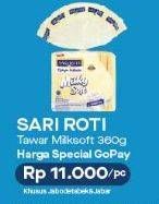 Promo Harga SARI ROTI Roti Tawar Milky Soft 360 gr - Alfamart