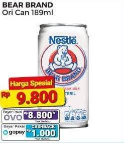Promo Harga Bear Brand Susu Steril 189 ml - Alfamart