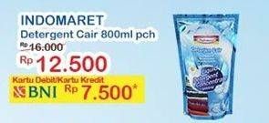 Promo Harga INDOMARET Detergent Cair 800 ml - Indomaret