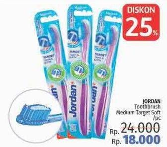 Promo Harga JORDAN Tooth Brush Medium Target Soft  - LotteMart