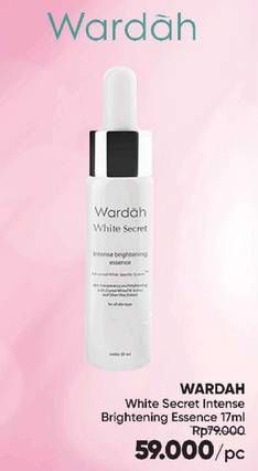 Promo Harga WARDAH White Secret Intense Brightening Essence 17 ml - Guardian