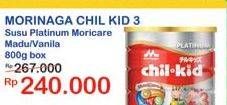 Promo Harga MORINAGA Chil Kid Platinum Madu, Vanilla 800 gr - Indomaret