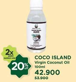 Promo Harga VIRGIN Coconut Oil 100 ml - Watsons