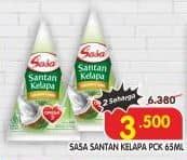 Promo Harga Sasa Santan Cair 65 ml - Superindo