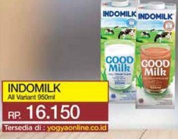 Promo Harga Indomilk Susu UHT All Variants 950 ml - Yogya