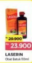 Promo Harga LASERIN Syrup Obat Batuk 110 ml - Alfamart