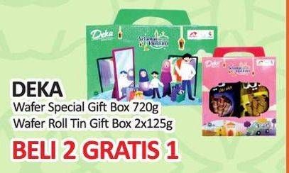 Promo Harga DUA KELINCI Deka Wafer Roll Gift Box 250 gr - Yogya