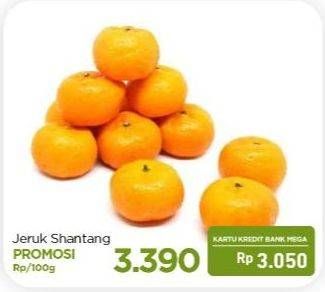 Promo Harga Jeruk Shantang per 100 gr - Carrefour