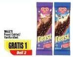 Promo Harga Walls Feast Chocolate, Vanilla 65 ml - Alfamart