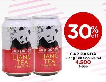 Promo Harga CAP PANDA Minuman Kesehatan Liang Teh 310 ml - Watsons