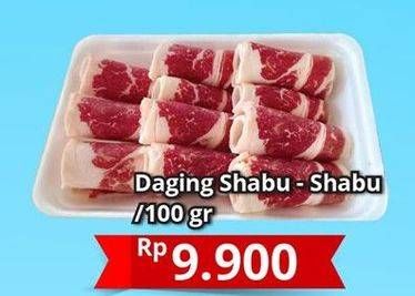 Promo Harga Sapi Shabu Shabu per 100 gr - Hypermart