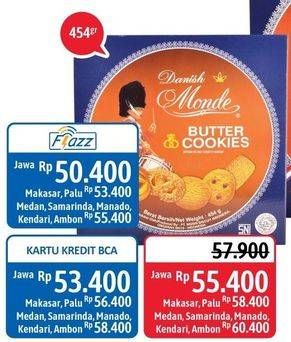 Promo Harga MONDE Butter Cookies 454 gr - Alfamidi