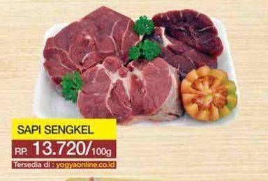 Promo Harga Daging Sengkel (Shankle) per 100 gr - Yogya