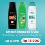 Promo Harga EMERON Shampoo Black Shine, Hair Fall 170 ml - Indomaret