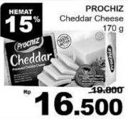 Promo Harga PROCHIZ Keju Cheddar 170 gr - Giant