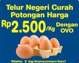 Promo Harga Telur Ayam Negeri  - Hypermart