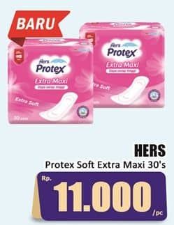 Promo Harga Hers Protex Soft Care Extra Maxi NonWing 30 pcs - Hari Hari