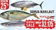 Promo Harga Ikan Laut All Variants per 100 gr - Hypermart