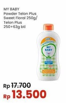 Promo Harga My Baby Baby Powder Telon Plus, Sweet Floral 250 gr - Indomaret