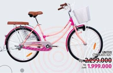 Promo Harga UNITED City Bike TC 3650  - LotteMart