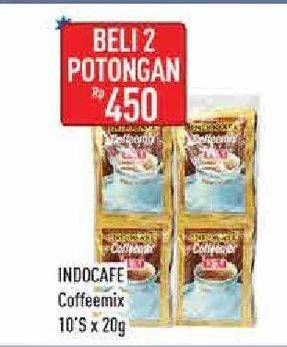 Promo Harga Indocafe Coffeemix per 2 pouch 20 gr - Hypermart