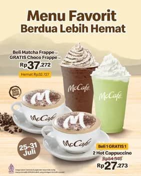 Promo Harga Menu Favorit  - McD