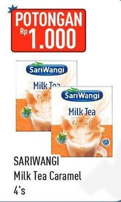 Promo Harga Sariwangi Milk Tea Caramel per 4 sachet - Hypermart