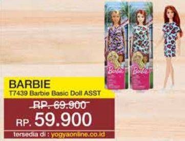 Promo Harga BARBIE Basic Doll Asst T7439  - Yogya
