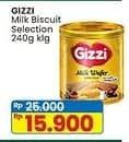 Promo Harga Gizzi Festive Milk Biscuit Selection 240 gr - Indomaret