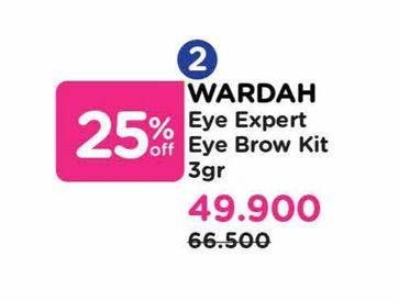 Promo Harga Wardah Eyexpert Eyebrow Kit  - Watsons