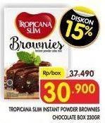 Promo Harga TROPICANA SLIM Brownies Chocolate 230 gr - Superindo