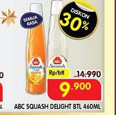 Promo Harga ABC Syrup Squash Delight 460 ml - Superindo