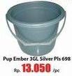 Promo Harga PUP Ember 3GL Silver Polos 698  - Hari Hari