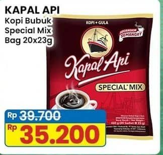 Promo Harga Kapal Api Kopi Bubuk Special Mix per 20 sachet 24 gr - Indomaret