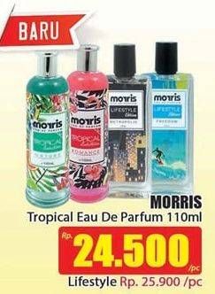 Promo Harga MORRIS Eau De Parfum Tropical 110 ml - Hari Hari