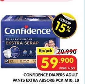 Confidence Adult Pants Slim & Fit Extra Absorb