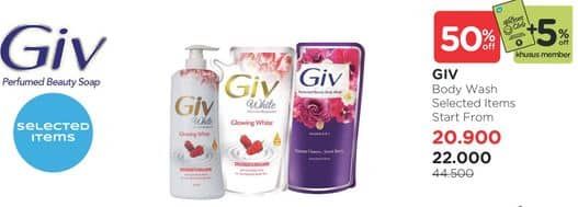 Promo Harga GIV Body Wash 825 ml - Watsons