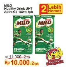 Promo Harga MILO Susu UHT 180 ml - Indomaret