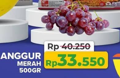 Promo Harga Anggur Merah 500 gr - Yogya