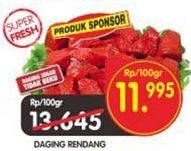 Promo Harga Daging Rendang Sapi per 100 gr - Superindo