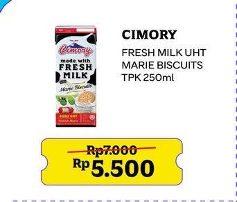 Promo Harga Cimory Susu UHT Marie Biscuits 250 ml - Indomaret