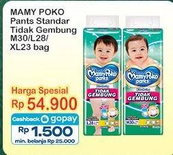 Promo Harga Mamy Poko Pants Xtra Kering Slim Tidak Gembung L28, M30, XL23 23 pcs - Indomaret