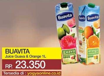 Promo Harga BUAVITA Fresh Juice Guava, Orange 1000 ml - Yogya