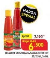 DEL MONTE Saus Tomat & Sambal Extra Hot Btl 135ml, 265ml