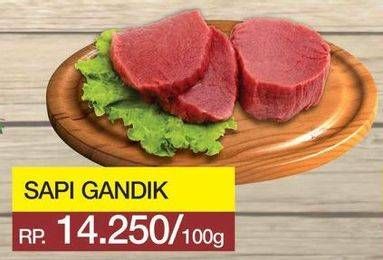 Promo Harga Daging Gandik Sapi per 100 gr - Yogya