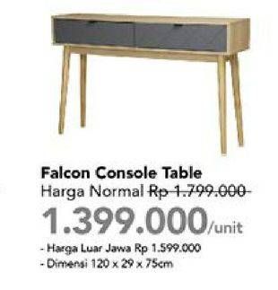 Promo Harga Falcon Console Table  - Carrefour